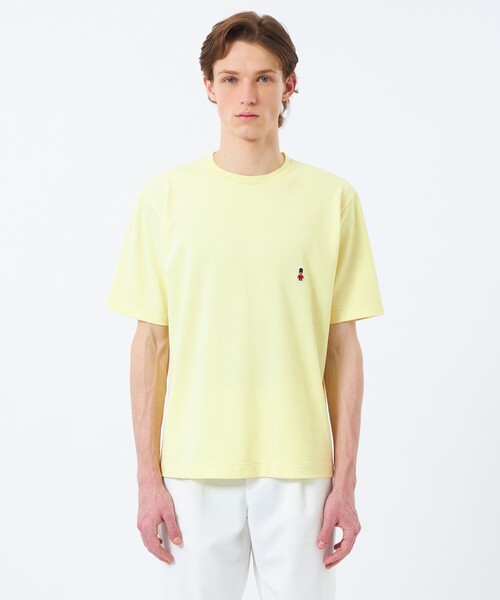 MACKINTOSH PHILOSOPHY（ﾏｯｷﾝﾄｯｼｭ ﾌｨﾛｿﾌｨｰ）の「BUCKINGHAM BEAR クルーネックTシャツ ソフトメッシュカノコ（Tシャツ/カットソー・メンズ・イエロー/ベージュ系その他4/ネイビー/チャコールグレー/ホワイト/グリーン・38/40）」の10枚目の写真