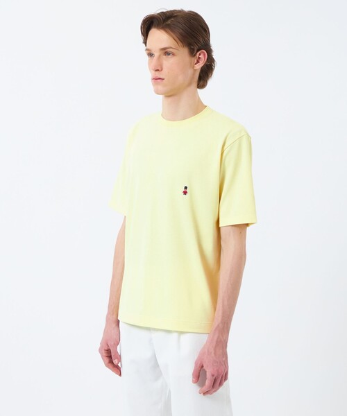 MACKINTOSH PHILOSOPHY（ﾏｯｷﾝﾄｯｼｭ ﾌｨﾛｿﾌｨｰ）の「BUCKINGHAM BEAR クルーネックTシャツ ソフトメッシュカノコ（Tシャツ/カットソー・メンズ・イエロー/ベージュ系その他4/ネイビー/チャコールグレー/ホワイト/グリーン・38/40）」の11枚目の写真