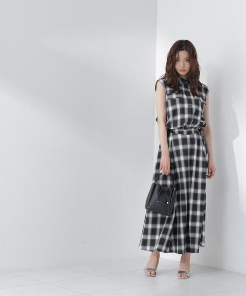 PROPORTION BODY DRESSING(プロポーションボディドレッシング)の「サイドリブスカート / 1216220604(スカート・レディース・グレー/ブラック系その他・MEDIUM/P/S/SMALL)」の5枚目の写真