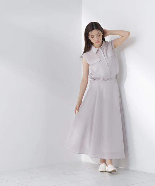 PROPORTION BODY DRESSING(プロポーションボディドレッシング)の「サイドリブスカート / 1216220604(スカート・レディース・グレー/ブラック系その他・MEDIUM/P/S/SMALL)」の15枚目の写真