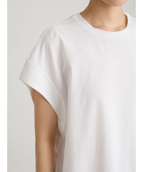 MIESROHE(ミースロエ)の「ノースリーブコクーントップス(Tシャツ/カットソー・レディース・ミント/ブラウン/ホワイト・F)」の8枚目の写真