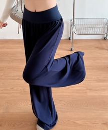 大人カジュアルワイドスウェットパンツ
