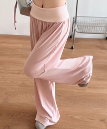 大人カジュアルワイドスウェットパンツ