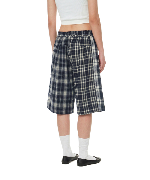 TRUNK PROJECT（トランクプロジェクト）の「Check Shorts_Navy（その他パンツ・レディース・ネイビー・MEDIUM）」の2枚目の写真