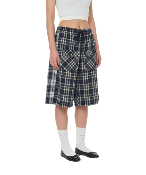 TRUNK PROJECT（トランクプロジェクト）の「Check Shorts_Navy（その他パンツ・レディース・ネイビー・MEDIUM）」の3枚目の写真