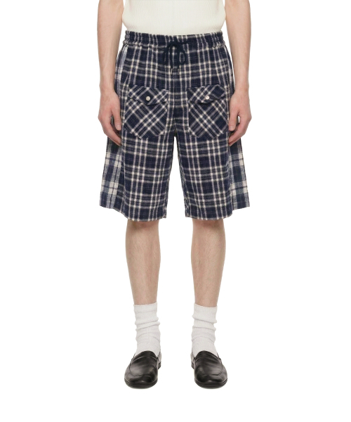TRUNK PROJECT（トランクプロジェクト）の「Check Shorts_Navy（その他パンツ・レディース・ネイビー・MEDIUM）」の4枚目の写真