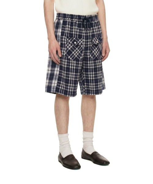 TRUNK PROJECT（トランクプロジェクト）の「Check Shorts_Navy（その他パンツ・レディース・ネイビー・MEDIUM）」の6枚目の写真