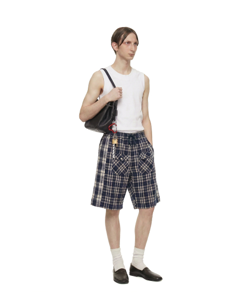 TRUNK PROJECT（トランクプロジェクト）の「Check Shorts_Navy（その他パンツ・レディース・ネイビー・MEDIUM）」の8枚目の写真