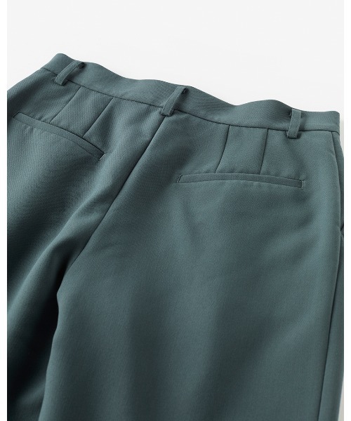 DoCLASSE( ドゥクラッセ)の「スポンジWクロス・タックワイドパンツ(その他パンツ・レディース・オフホワイト/セージグリーン・11/13/15 /9/7)」の12枚目の写真