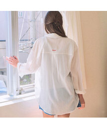 Sheer back logo shirt_3 Colors
