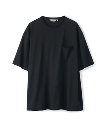 ロウエッジポケットTシャツブラック