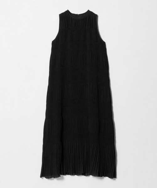 BEAUTY&YOUTH UNITED ARROWS(ビューティーアンドユースユナイテッドアローズ)の「プリーツ アメリカンスリーブ ワンピース ウォッシャブル(ワンピース・レディース・ブラック/コバルトブルー・S/M)」の13枚目の写真