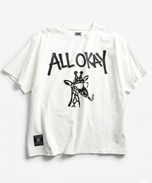 【WEB限定価格】Tシャツ 半袖 メンズ 大きいサイズ ロゴ キリン プリント クルーネック トップスカジュアル 春 夏