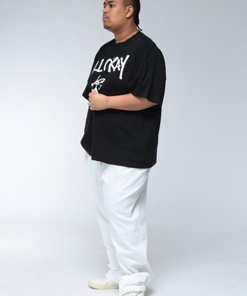 SAKAZEN(サカゼン)の「【WEB限定価格】Tシャツ 半袖 メンズ 大きいサイズ ロゴ キリン プリント クルーネック トップスカジュアル 春 夏(Tシャツ/カットソー・メンズ・ブラウン/カーキ/ホワイト/ブラック・3XL/X(2L)/2XL)」の6枚目の写真