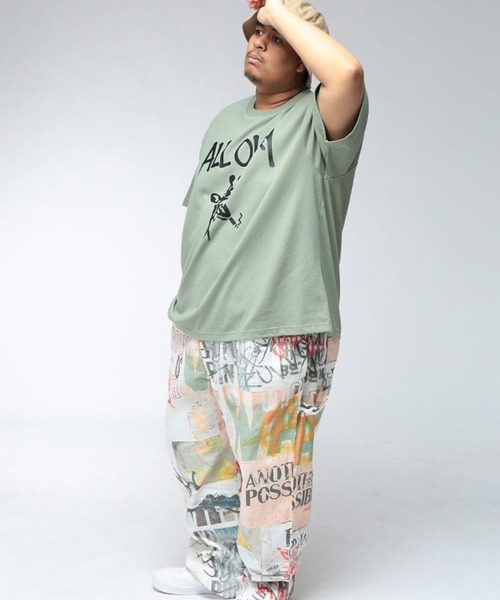 SAKAZEN(サカゼン)の「【WEB限定価格】Tシャツ 半袖 メンズ 大きいサイズ ロゴ キリン プリント クルーネック トップスカジュアル 春 夏(Tシャツ/カットソー・メンズ・ブラウン/カーキ/ホワイト/ブラック・3XL/X(2L)/2XL)」の10枚目の写真