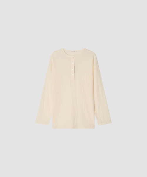 THE LILLE（ザ リル）の「Button Single Blouse_Cream（シャツ/ブラウス・レディース・その他・FREE）」の2枚目の写真