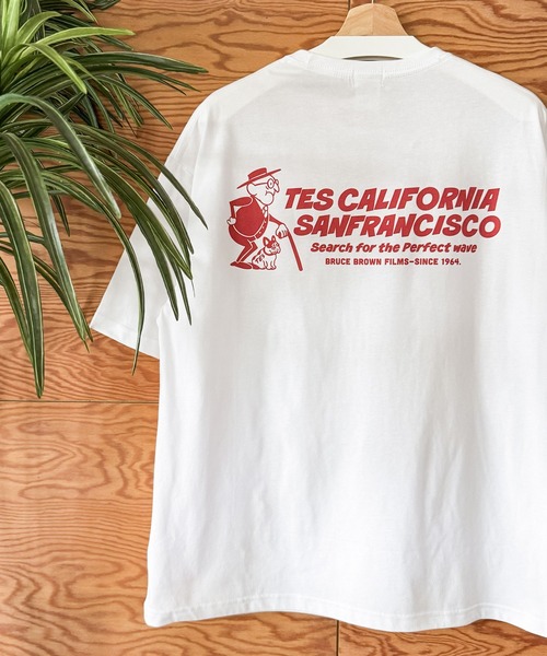 エンドレスサマー　直筆サイン WEB / FLAG SHOP限定】TES CAL MAGAZINE BIG T-SHIRT /オーバーサイズ