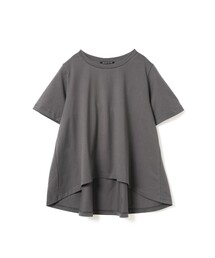 mizuiroind（ミズイロインド）の「mizuiro ind フレアクルーネックTシャツ（Tシャツ/カットソー）」