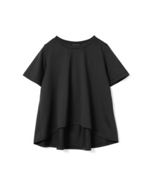 mizuiroind（ミズイロインド）の「mizuiro ind フレアクルーネックTシャツ（Tシャツ/カットソー）」