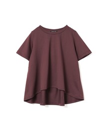 mizuiroind（ミズイロインド）の「mizuiro ind フレアクルーネックTシャツ（Tシャツ/カットソー）」
