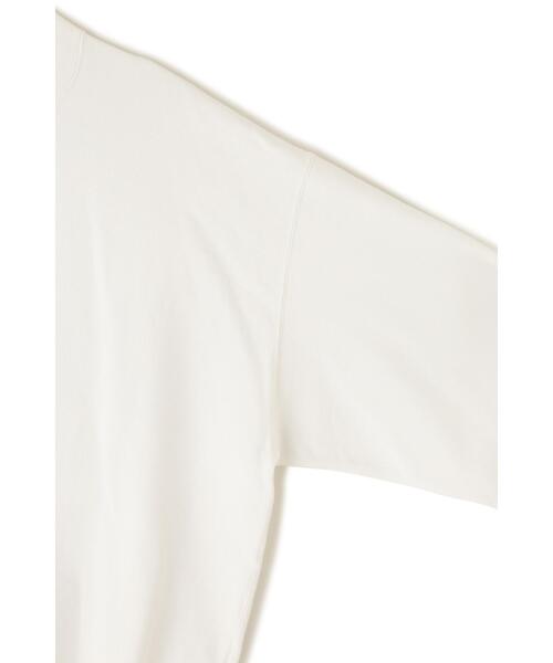 YLEVE（イレーヴ）の「Ｙ / ORGANIC COTTON BLEND HEAVY WEIGHT FLEECE CREW NECK（スウェット・メンズ・ホワイト/ネイビー・1/4）」の5枚目の写真