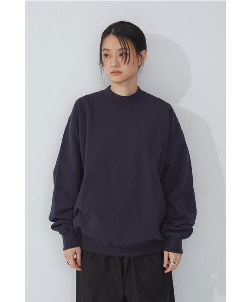 YLEVE（イレーヴ）の「Ｙ / ORGANIC COTTON BLEND HEAVY WEIGHT FLEECE CREW NECK（スウェット・メンズ・ホワイト/ネイビー・1/4）」の9枚目の写真