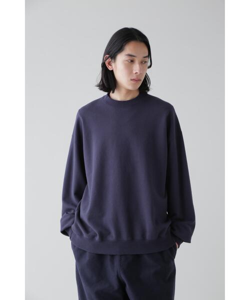 YLEVE（イレーヴ）の「Ｙ / ORGANIC COTTON BLEND HEAVY WEIGHT FLEECE CREW NECK（スウェット・メンズ・ホワイト/ネイビー・1/4）」の11枚目の写真