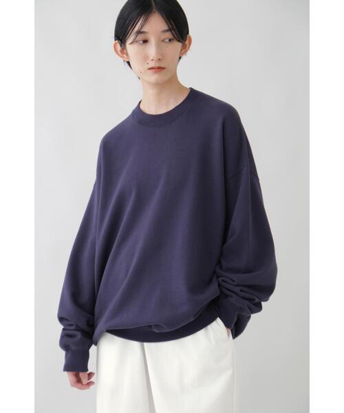 YLEVE（イレーヴ）の「Ｙ / ORGANIC COTTON BLEND HEAVY WEIGHT FLEECE CREW NECK（スウェット・メンズ・ホワイト/ネイビー・1/4）」の19枚目の写真