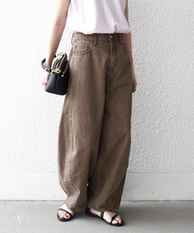 SHIPS any（シップス エニィ）の「SHIPS any:〈洗濯機可能〉バレル デニム パンツ[SHIPS any DENIM]（デニムパンツ）」