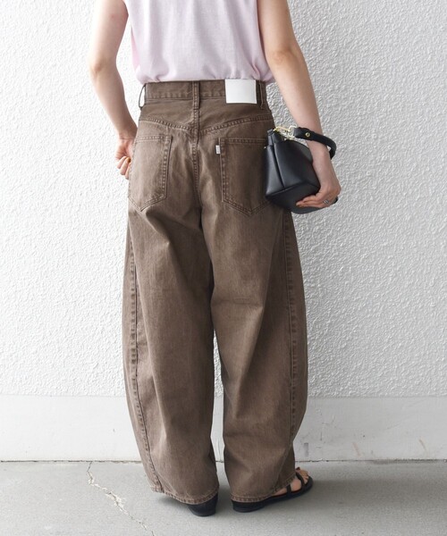 SHIPS any（シップス エニィ）の「〈洗濯機可能〉バレル デニム パンツ［SHIPS any DENIM］（デニムパンツ・レディース・ブルー/チャコールグレー/ブラウン・38/36）」の16枚目の写真