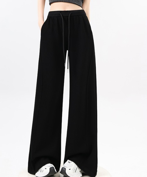 AMAJI(アマジ)の「ウエストドロスト フレアパンツ(その他パンツ・レディース・ネイビー/ブラック/グレー・SMALL/MEDIUM/LARGE/X-LARGE)」の2枚目の写真