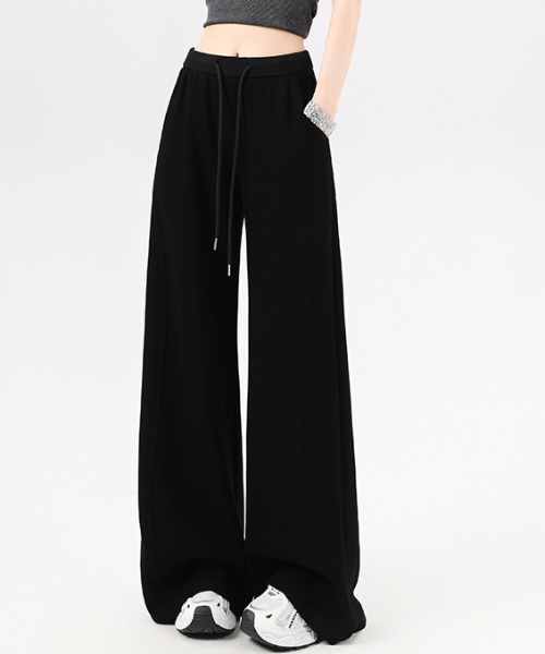 AMAJI(アマジ)の「ウエストドロスト フレアパンツ(その他パンツ・レディース・ネイビー/ブラック/グレー・SMALL/MEDIUM/LARGE/X-LARGE)」の5枚目の写真