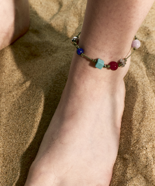 NFF（エヌエフエフ）の「lovis anklet-khaki（アンクレット・レディース・その他・FREE）」の2枚目の写真