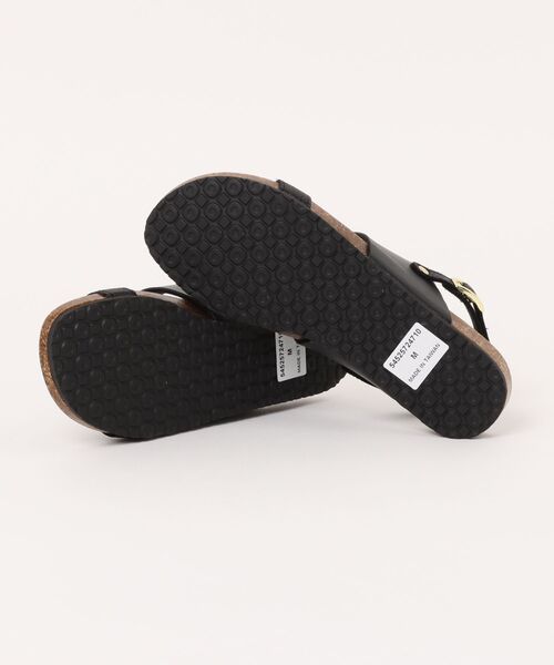 Au BANNISTER（オゥバニスター）の「BLUE/ﾌｯﾄﾍﾞｯﾄｻﾝﾀﾞﾙ（サンダル・レディース・ブロンズ/シルバー/ブラック・L/S/M）」の5枚目の写真