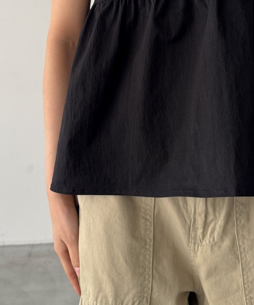 CANAL JEAN(キャナルジーン)の「El mar バックオープンキャミソール(シャツ/ブラウス・レディース・ブラック・ONE SIZE)」の9枚目の写真