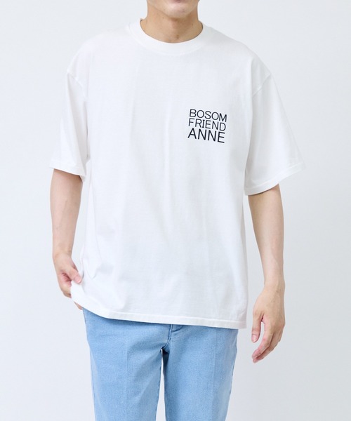 SCREEN STARS(スクリーンスターズ)の「【SCREEN STARS / スクリーンスターズ】BoscmFriendタイポグラフィTシャツ(Tシャツ/カットソー・メンズ・ホワイト/ブラック・L/LL/M)」の10枚目の写真