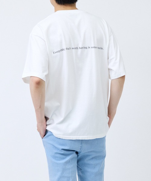 SCREEN STARS(スクリーンスターズ)の「【SCREEN STARS / スクリーンスターズ】BoscmFriendタイポグラフィTシャツ(Tシャツ/カットソー・メンズ・ホワイト/ブラック・L/LL/M)」の12枚目の写真