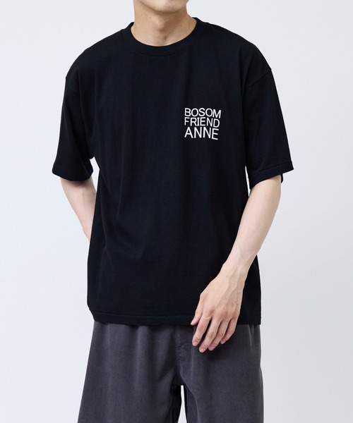 SCREEN STARS(スクリーンスターズ)の「【SCREEN STARS / スクリーンスターズ】BoscmFriendタイポグラフィTシャツ(Tシャツ/カットソー・メンズ・ホワイト/ブラック・L/LL/M)」の7枚目の写真