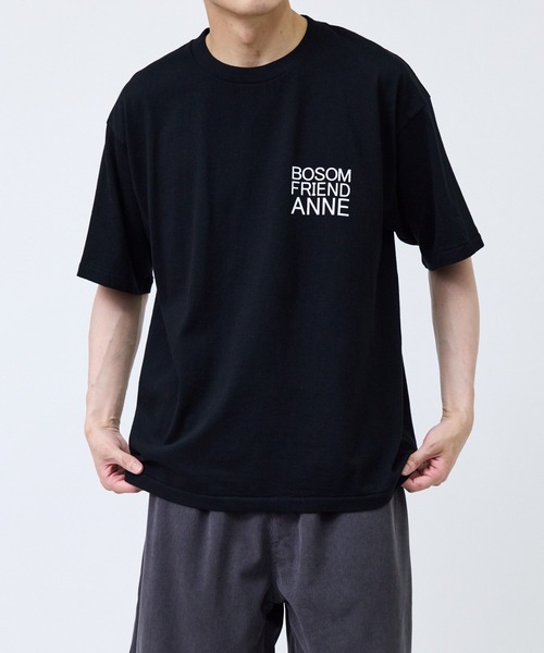 SCREEN STARS(スクリーンスターズ)の「【SCREEN STARS / スクリーンスターズ】BoscmFriendタイポグラフィTシャツ(Tシャツ/カットソー・メンズ・ホワイト/ブラック・L/LL/M)」の8枚目の写真