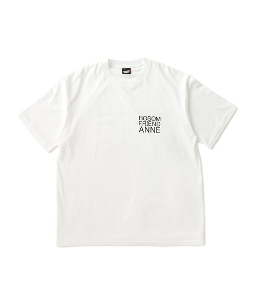 SCREEN STARS(スクリーンスターズ)の「【SCREEN STARS / スクリーンスターズ】BoscmFriendタイポグラフィTシャツ(Tシャツ/カットソー・メンズ・ホワイト/ブラック・L/LL/M)」の5枚目の写真