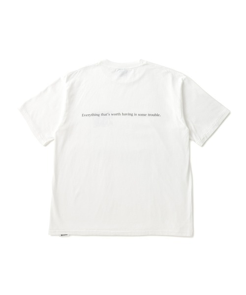 SCREEN STARS(スクリーンスターズ)の「【SCREEN STARS / スクリーンスターズ】BoscmFriendタイポグラフィTシャツ(Tシャツ/カットソー・メンズ・ホワイト/ブラック・L/LL/M)」の6枚目の写真