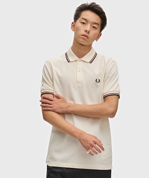 FRED PERRY｜フレッドペリーのポロシャツ（ベージュ系）通販 - ZOZOTOWN