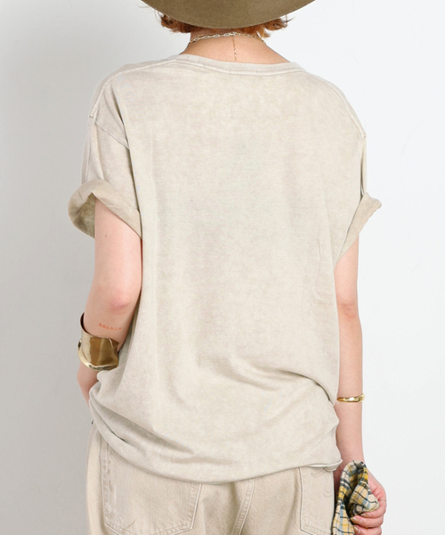 R13（アールサーティーン）の「【R13/アールサーティーン】PINKY PROMISE TEE（Tシャツ/カットソー・レディース・ベージュ・FREE）」の3枚目の写真