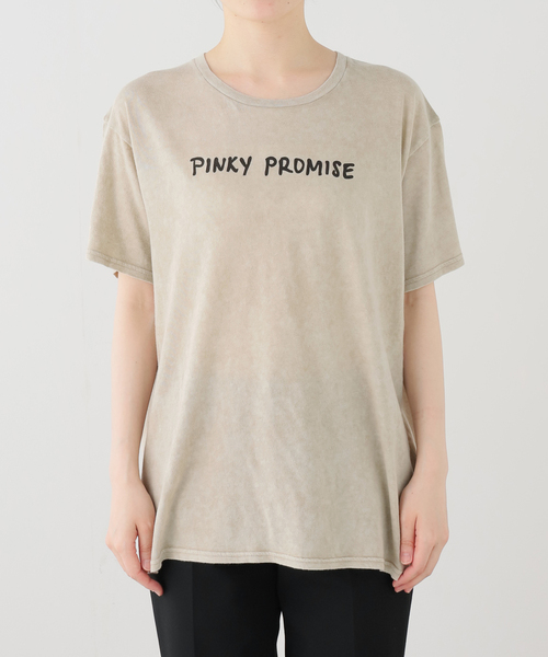R13（アールサーティーン）の「【R13/アールサーティーン】PINKY PROMISE TEE（Tシャツ/カットソー・レディース・ベージュ・FREE）」の7枚目の写真