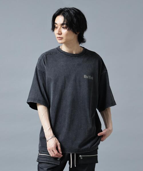 DANKE SCHON(ダンケシェーン)の「DankeSchon/ダンケシェーン/BRUST RHINESTONE STUDS(Tシャツ/カットソー・メンズ・ブラック・M/L)」の2枚目の写真