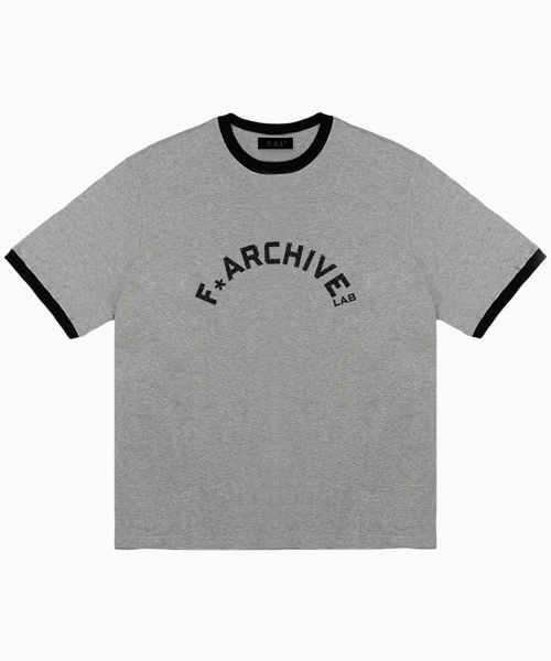 MOON FAIRY（ムーンフェアリー）の「ARCH ヘビーウェイトリンガー半袖Tシャツ [メランジグレー]（Tシャツ/カットソー・レディース・その他・LARGE/SMALL/MEDIUM）」の2枚目の写真