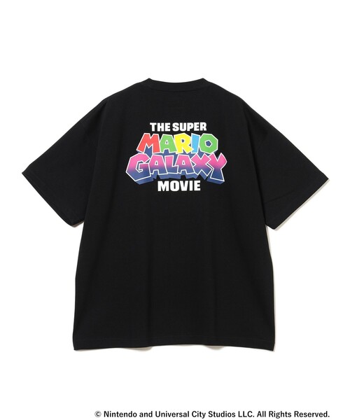 BEAMS（ビームス）の「ザ・スーパーマリオギャラクシー・ムービー / LOGO TEE（Tシャツ/カットソー・メンズ・ホワイト/ブラック・M/S/L）」の12枚目の写真