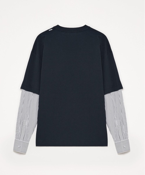 JIL SANDER(ジルサンダー)の「T-SHIRT CN LS(Tシャツ/カットソー・メンズ・ネイビー系・M/S)」の2枚目の写真