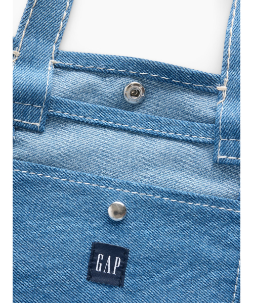 GAP（ギャップ）の「キャンバス GAPロゴ ミニトートバッグ (キッズ)（トートバッグ・キッズ・ネイビー・ONE SIZE）」の5枚目の写真