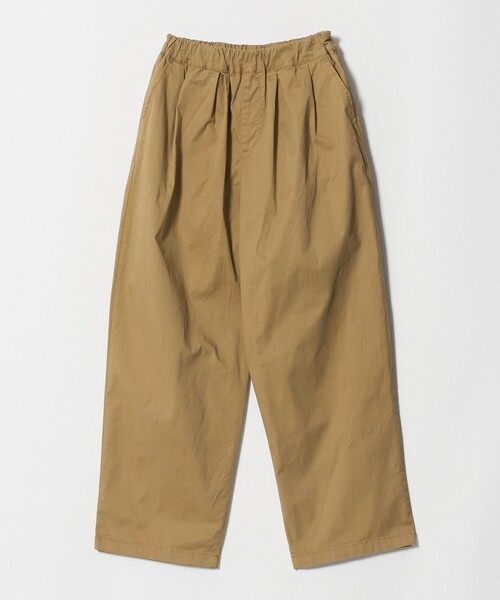 green label relaxing(グリーンレーベルリラクシング)の「ライト ツイル ツータック パンツ / キッズ 140cm-160cm(チノパンツ・キッズ・ネイビー/ベージュ/オリーブ・150cm/160cm/140cm)」の2枚目の写真